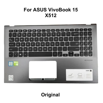 

top case US keyboard for Asus X512U Vivobook 15 X512 X512UN V5000 FL8700 Black palmrest laptop keyboards with C shell Original
