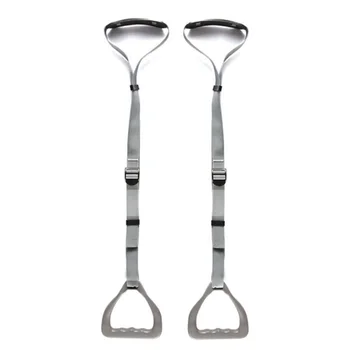 

Strength Training Workout Plastic Trapeze Swing Bar Hanging Bodybuilding Children Gym Ring Ergonomic Handle Easy Install Fitness