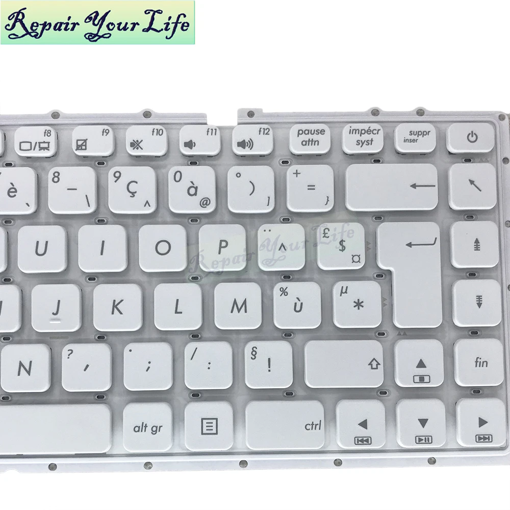 Replacement keyboards for ASUS vivobook max X441 U X441UA X441UR X441UV FR  French white laptop parts 0KNB0 4127FR00 original new