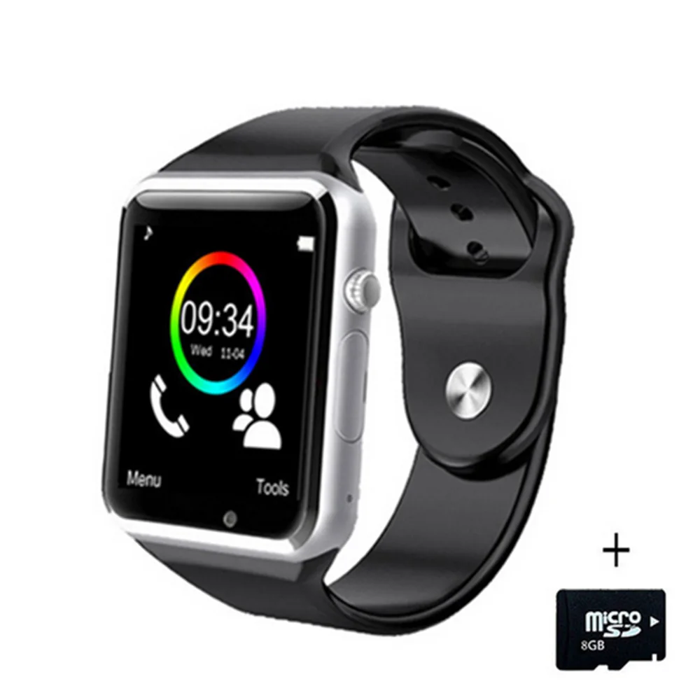A1 наручные часы Bluetooth Смарт Спорт Шагомер синхронизация Smartwatch для Android смартфон
