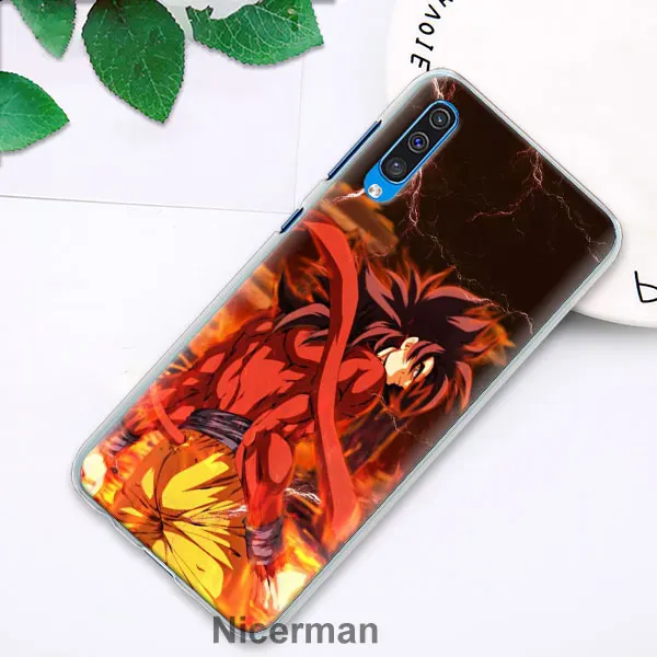 07 DRAGON BALL Z DBZ Goku телефонные чехлы для samsung Galaxy A10 A20 E A30s A40 A50 S A60 A70 A80 A6 A8 A7 A9 крышка - Цвет: 07