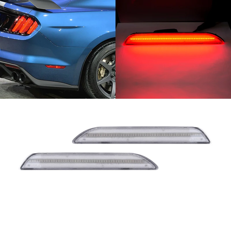 2 шт. светодиодные фонари для заднего бампера Ford Mustang 2015 2016 2017 2018 2019 | Автомобили и