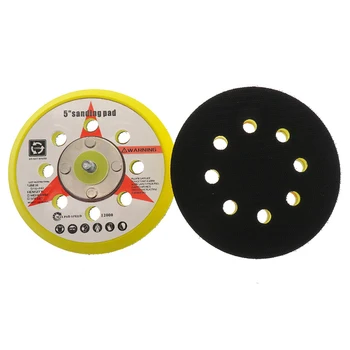 

5'' 8Holes Sanding Polishing Disc Pad Thread 5/16\"*24T Workshop Equipment Parts