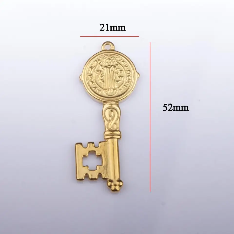 Medaglia Di San Benedetto Dorata In Zama - Abbazia Di Montecassino Ecommerce Ufficiale - Foto 9