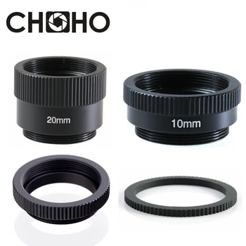 C-CS 마운트 CCTV 렌즈 어댑터 링 연장 튜브, CCTV 보안 카메라 사진용 C-CS 슈트, 20mm, 10mm, 5mm, 0.5mm, 1mm, 2mm
