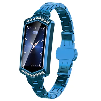 

B72 Smart Wristband 0.96 Inch IPS Color Screen Women Smart Watch Heart Rate Detection Magnetic Charging Bracelet