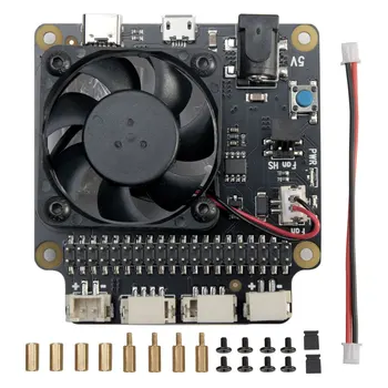 

5V Max Tools X735 Expansion Board Professional Power Management 8A Output Safe Shutdown Auto Cooling For Raspberry Pi 4B 3B+ 3B