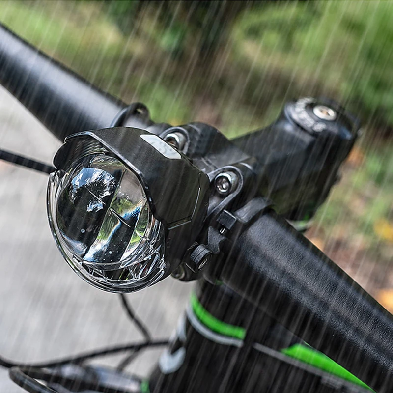 ABUO-Retro Bicycle Headlights LD28 USB Rechargeable Bike Light T6 LED Bicycle Headlight 750LMs IP4 Waterproof 3 Modes Light