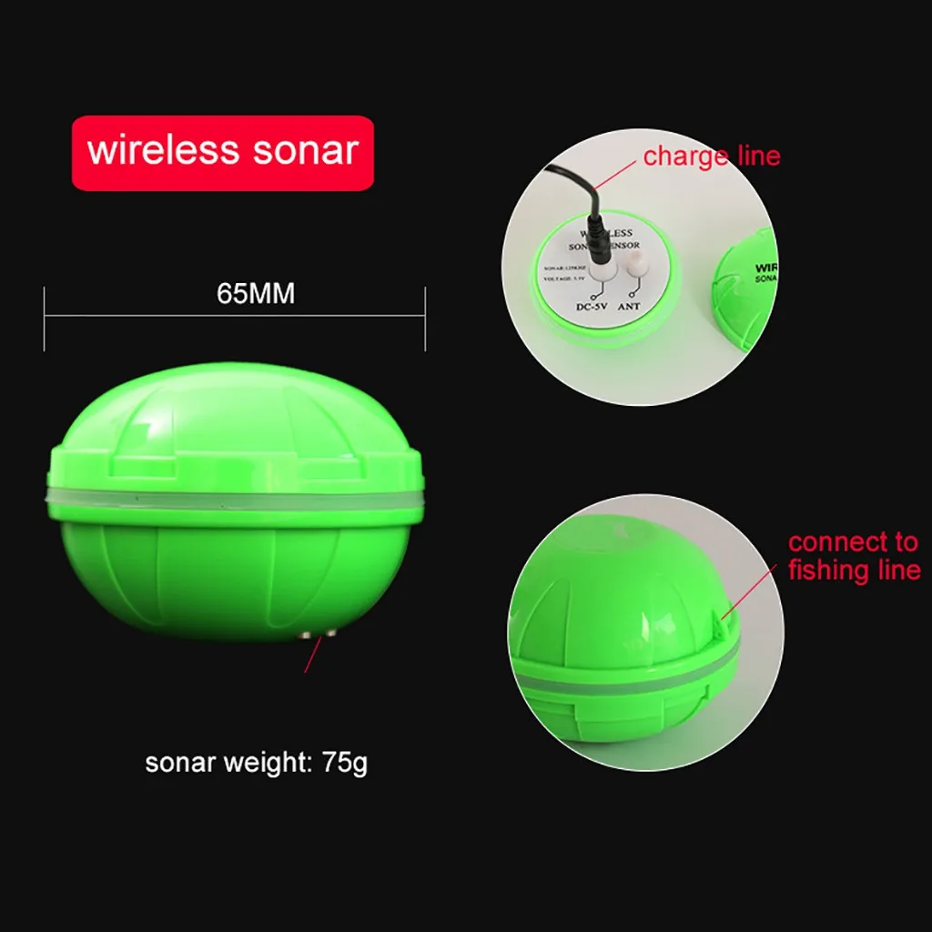 Fish Finder XF-11 Fishing Depth Locator Tracker With APP Wired And Wireless Triple Mode Lake Detect Professional Fish Finder