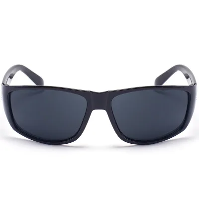 Простые мужские рыболовные поляризованные очки солнцезащитные очки для вождения, велосипедные очки, спортивные уличные - Цвет: Черный