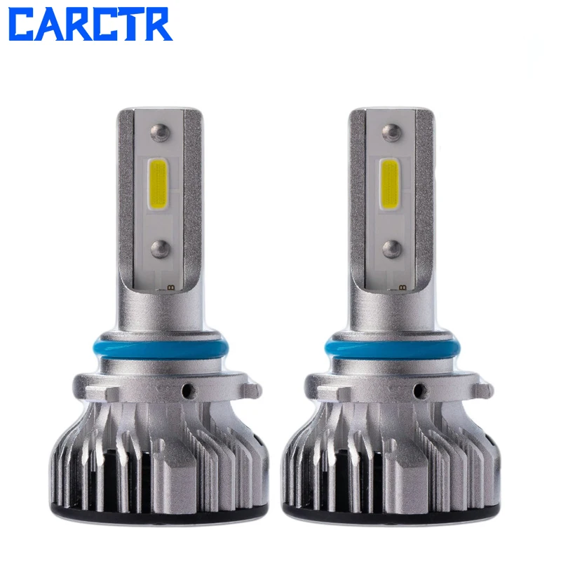 CARCTR 6000K H4 светодиодный H7 H11 HB4 H1 H3 HB3 автомобильные лампы для фар машины 9005 9006 9012 26W
