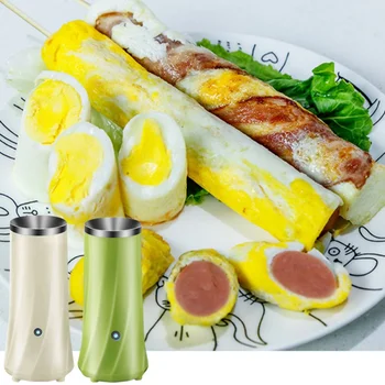 

Breakfast Machine Mini Multifunctional Egg Sausage Machine Fully Automatic Household Stainless Steel Egg Roll Machine*