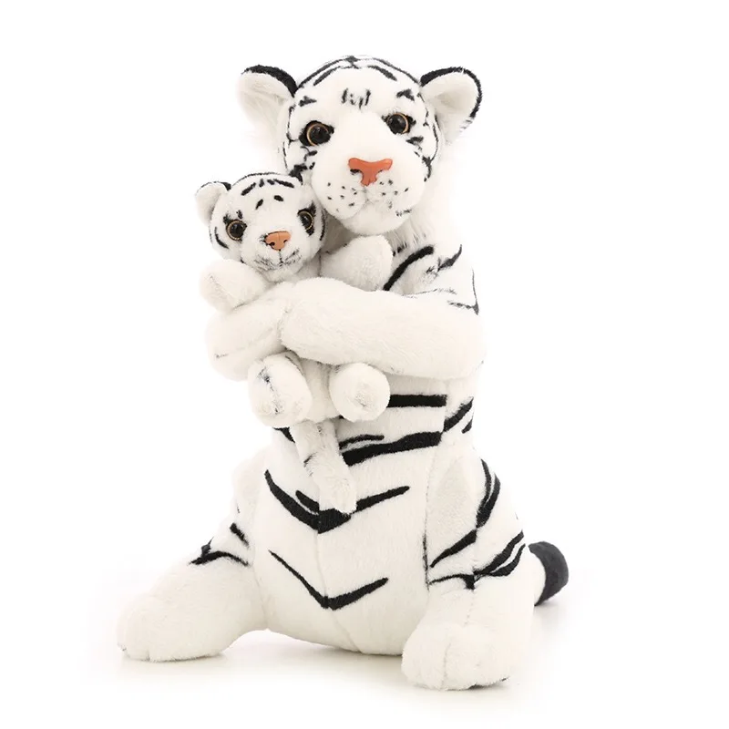 50 см для мамы и сына, тигр, плюшевые игрушки набитая животная плюшевая кукла, имитация, для маленьких детей, тигр Игрушки Реалистичный Тигр реальной жизни с плюшевой подкладкой