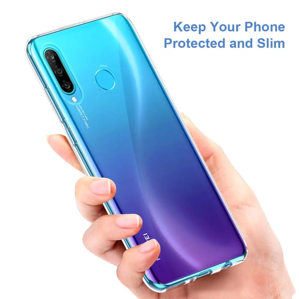 Прозрачный чехол для huawei P20 P30 Lite Pro Мягкий Ультра тонкий силикон Mate 10 20 30 Coque| |