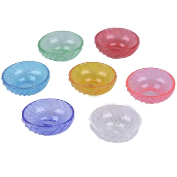 

Mini Resin Fruit Plate Simulation Food Dish Model Toys for Doll House Decoration 1Pcs 1/12 Dollhouse Miniature Accessories