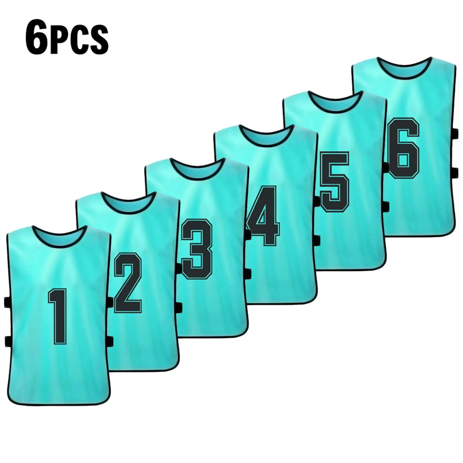 Lake blue 6pcs