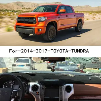 

Car Dashmat Dashboard Cover Mat Pad For Toyota Tundra 2014 2015 2016 2017 Dash Sun Shade Instrument Protector Carpet Accessories