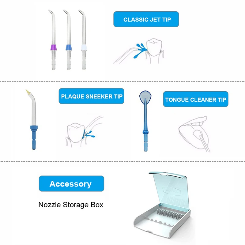 Skup Waterpulse V600G V600 elektryczny irygator do jamy ustnej 700ml rodzina woda Floss Dental Jet irygator higiena jamy ustnej czyszczenie zębów