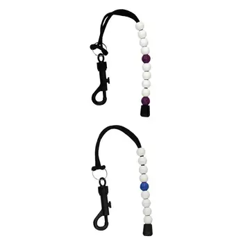 

2pcs Golf Stroke Bead Score Counter Counting Tool Bracelet Bag Tag Accessory