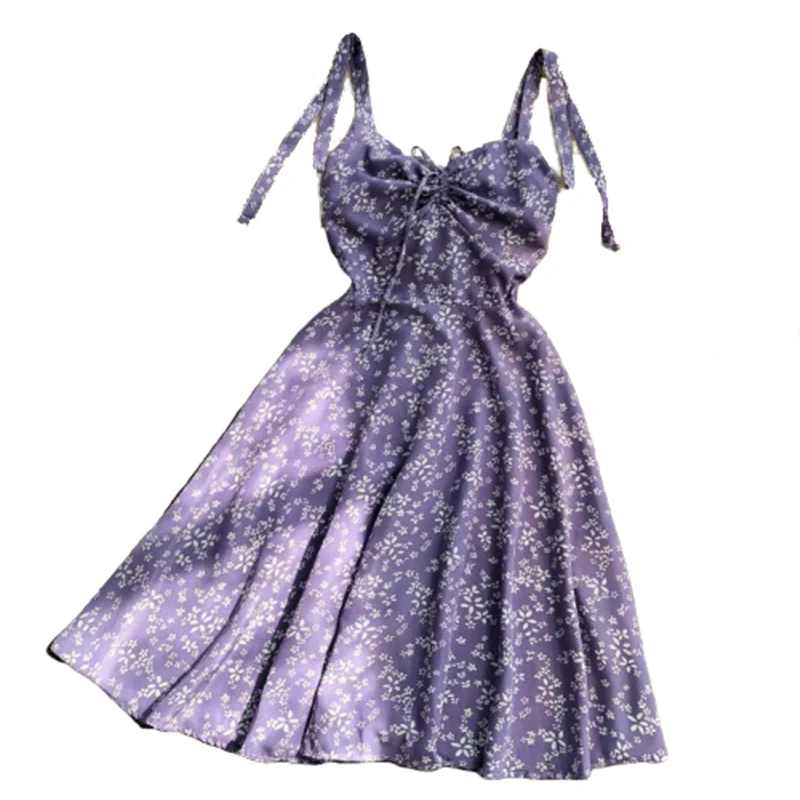 Женское шифоновое платье в горошек с V образным вырезом|Платья| |