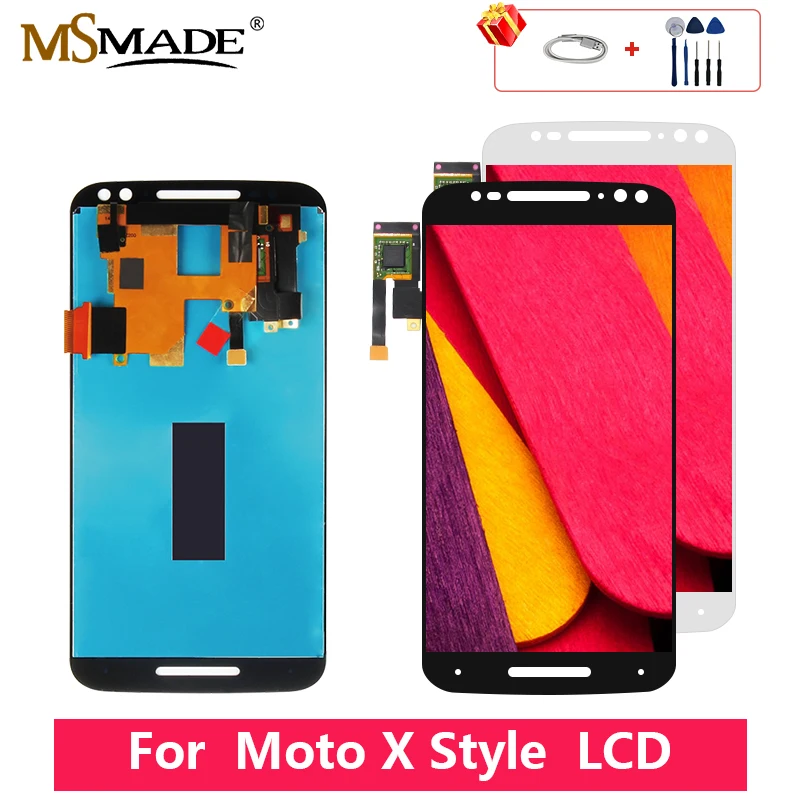 Для Motorola Moto X style XT1570 XT1575 XT1572 сенсорный ЖК-дисплей дигитайзер Запасные части в сборе 2560*1440
