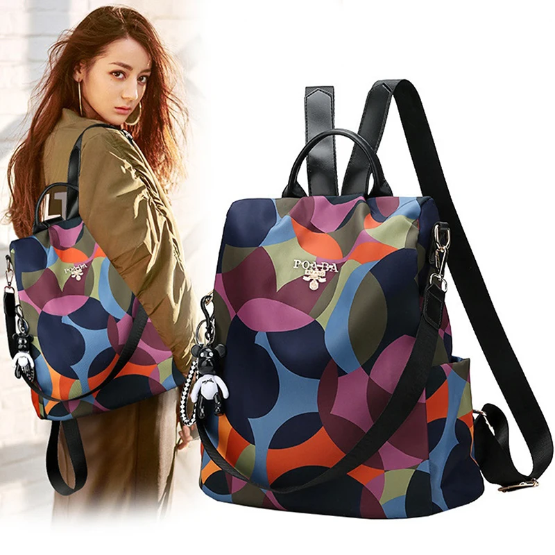Модный рюкзак для женщин сумка через плечо большой емкости женская сумка-рюкзак школьная сумка для девочек-подростков, рюкзак для светильник Дамский туристический рюкзак