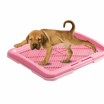 

Portable Pet Dog Lattice Toilet Potty Pet Dog Cat Sand Box Puppy Puppies Tray Training Toilet Easy to Clean Pet Supplies