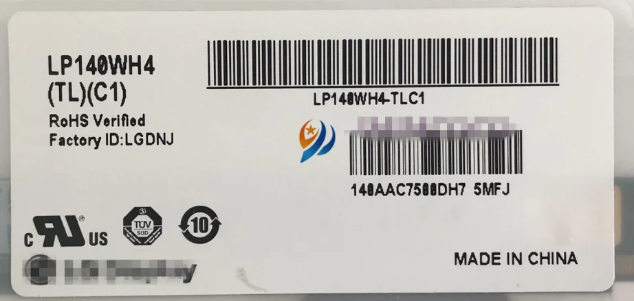 LP140WH4-TLC1 подходит LP140WH1TLE3 B140XW01 V.8 V.6 N140BGE-L11 N140BG-L22IMIMCOCO LTN140AT01 LTN140AT26 LP140WH4-TLP1 LP140WH4-TLA2