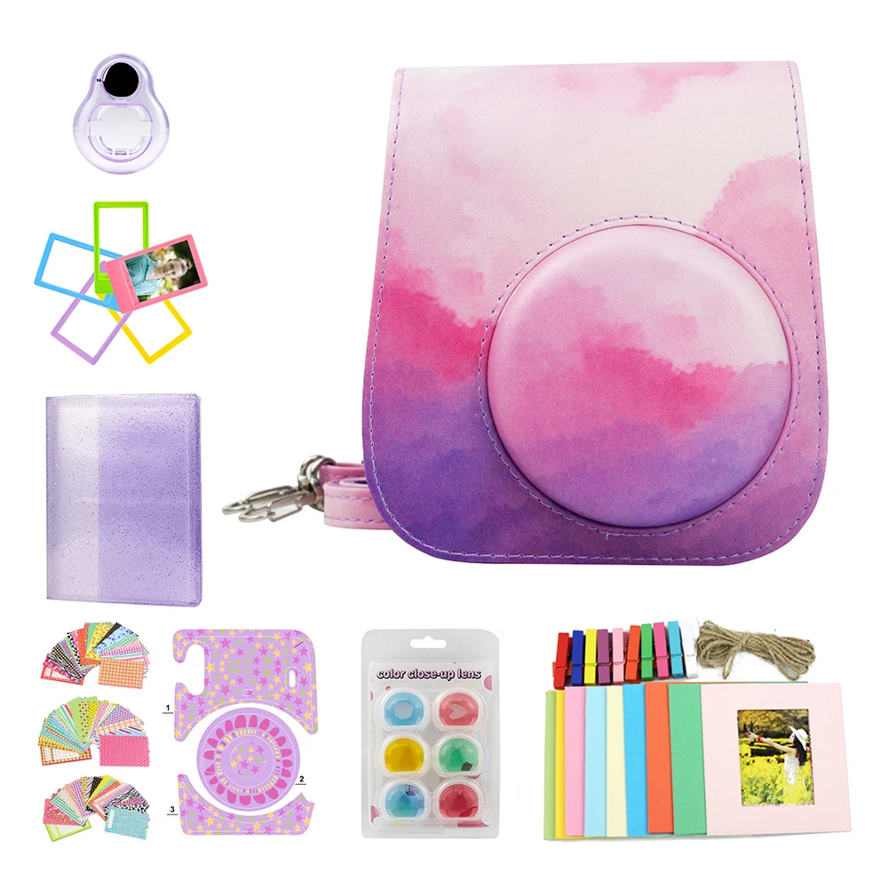 

CAIUL Accessorie for Fujifilm Instax Mini 11 Instant Film Camera bundle Included mini camera case and more-Dream cloud