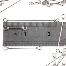  Spinpoler 50pcs Bait Support Wire Spring Pin Hook Stainless Steel Screw Needle Lock Fixed For Soft Worm Lure Baits Fishing Tools 