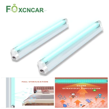 

6/8W Germicidal Light T5 Tube UVC Sterilizer Kill Dust Ultra Violet Lighting Mite Eliminator UV Quartz Lamp For Bedroom/Hospital