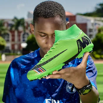 

Original Men Soccer Shoes Professional Football Shoes Soccer Cleats Boots Male Futsal Training Sneakers