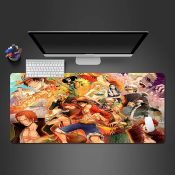 

Hot Selling Super Cool One Piece Gaming Mouse Pad Large Cartoon Anime Rubber For Gamer Mouse Pad Keyboard Mat Table Mat