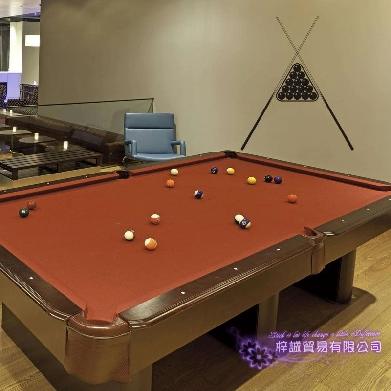 Dctal Billiards Sticker Snooker Decal Posters Vinyl Wall Decals Parede Decor Mural Billiards Sticker