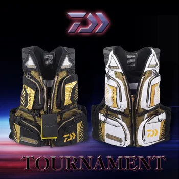 

Daiwa Outdoor Fishing Vest 120KG Life Vest Fishing Clothes Tackle Portable Breathable Flotation Vest Fishing Equipment DF-3007T