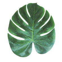 Искусственный лист тропические Пальмовые Листья Имитация листьев для Гавайского украшения для тематических вечеринок украшение для дома и сада