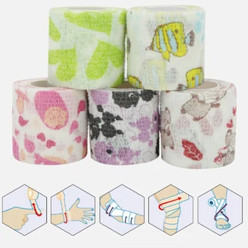 

5CM*4.5M Tape Waterproof Self Adhesive Elastic Bandage Muscle Tape Finger Joints Wrap Therapy Bandage Care 2019 New