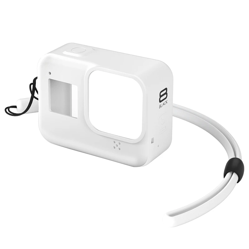 Мягкий силиконовый чехол для Gopro Hero 8 защитный аксессуары экшн камеры|Сумки