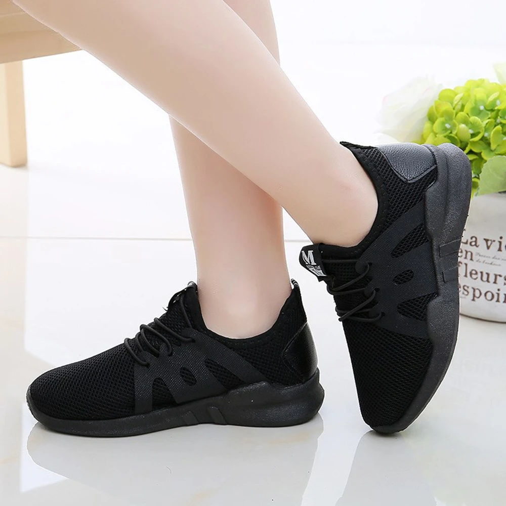 Girls sports shoes black Clearance