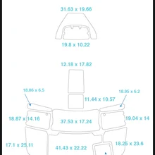 2002 Chaparral 260 SSI плавать шаг и транца и лук Pad лодка EVA тик настил 1/" 6 мм