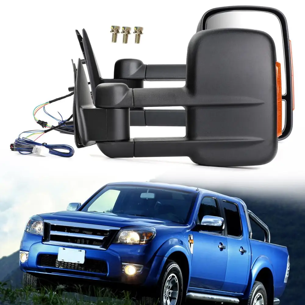 Areyourshop 1 пара выдвижных отбуксировочных зеркал для FORD RANGER 2009 до 2011 Adventure