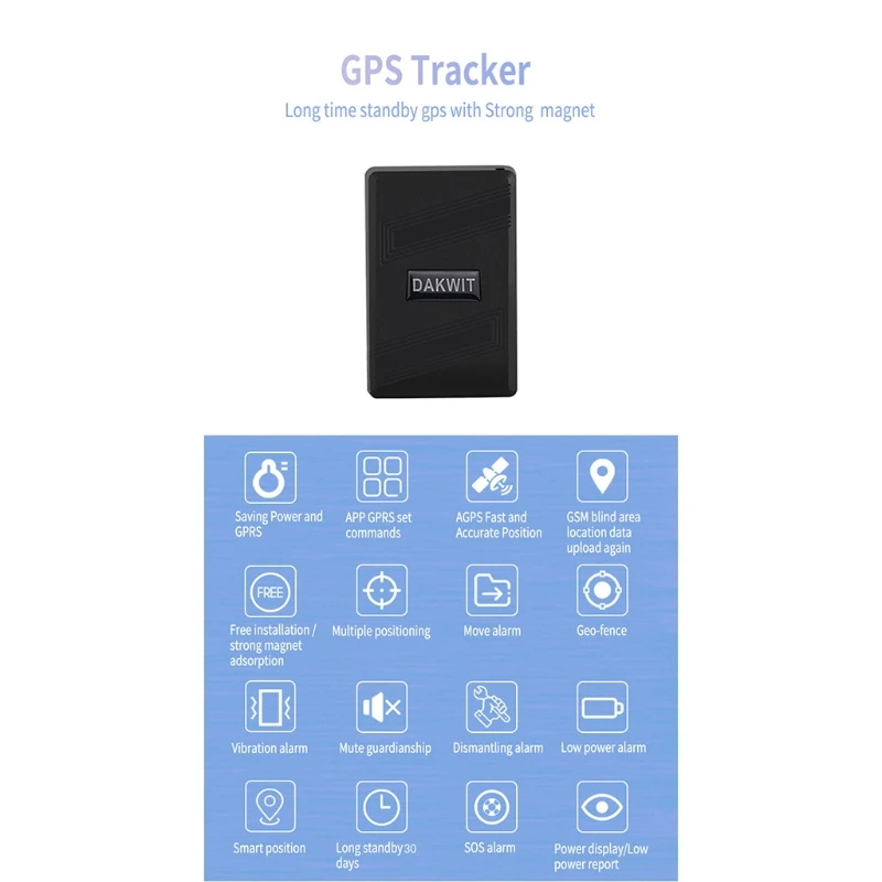 

TK600 with Magnet GPS Tracking Device Mini GSM GPS Car Tracker for Kids Pet with Free APP Platform Waterproof Real Time Locator