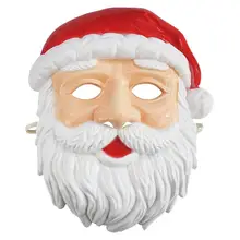 Рождество Косплэй аксессуары Санта Клаус Косплэй маска Пластик маски Косплэй вечерние костюмы вечерние Хэллоуин Опора малыша O4B4