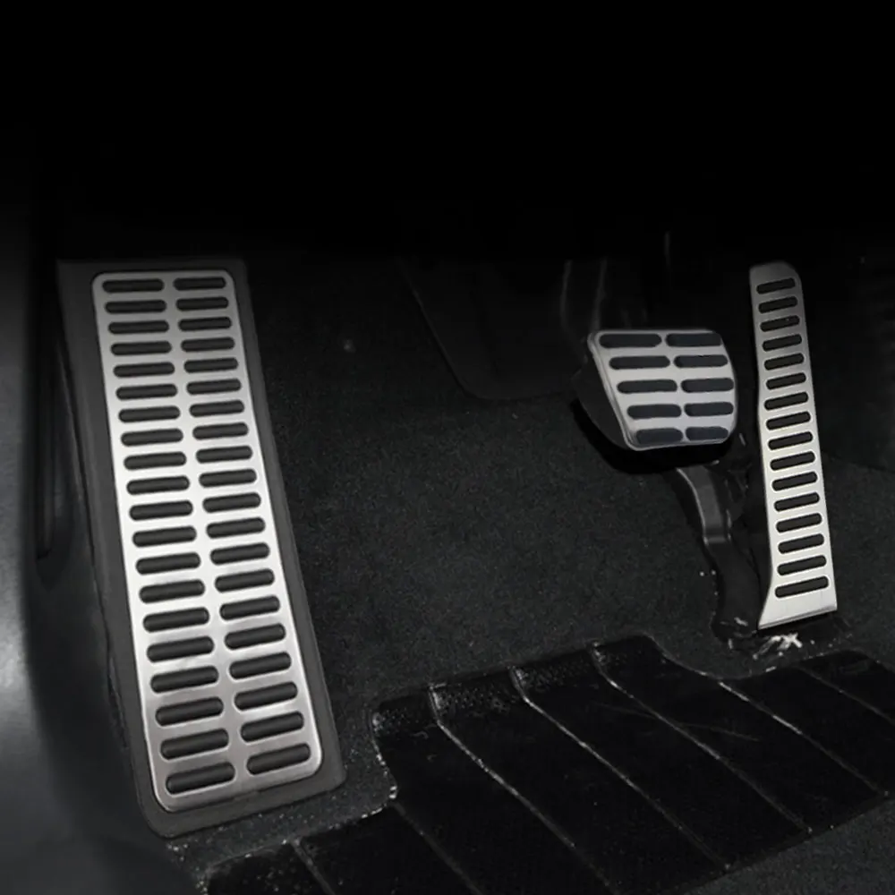 Car Pedals Pedal Cover Stainless Steel for Volkswagen VW CC Passat B6 B7 R36 R-line Skoda Superb AT MT LHD
