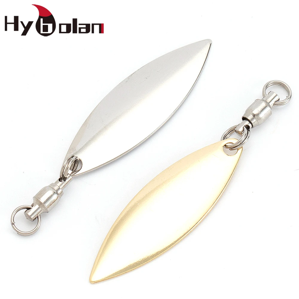 Wifreo Spinner Blades Reflective Noisy Spoon Fishing Willow