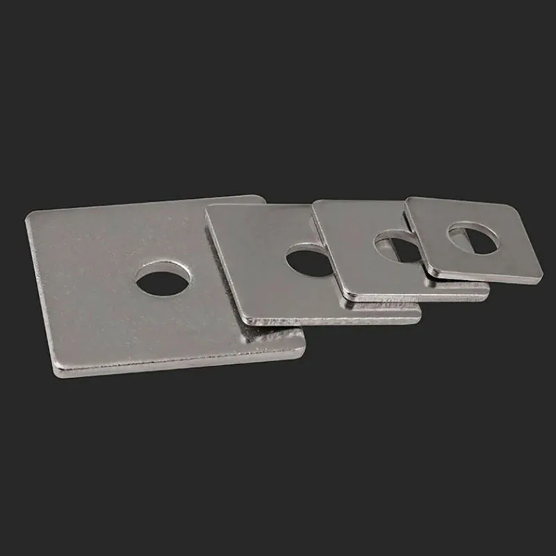 Description Picture 4 of itemWashers Flat Pad Spacer Gasket Square Flat 304 A2 Stainless Steel M3 M4 M5 M6 M8 M10 M12 M14 M16
