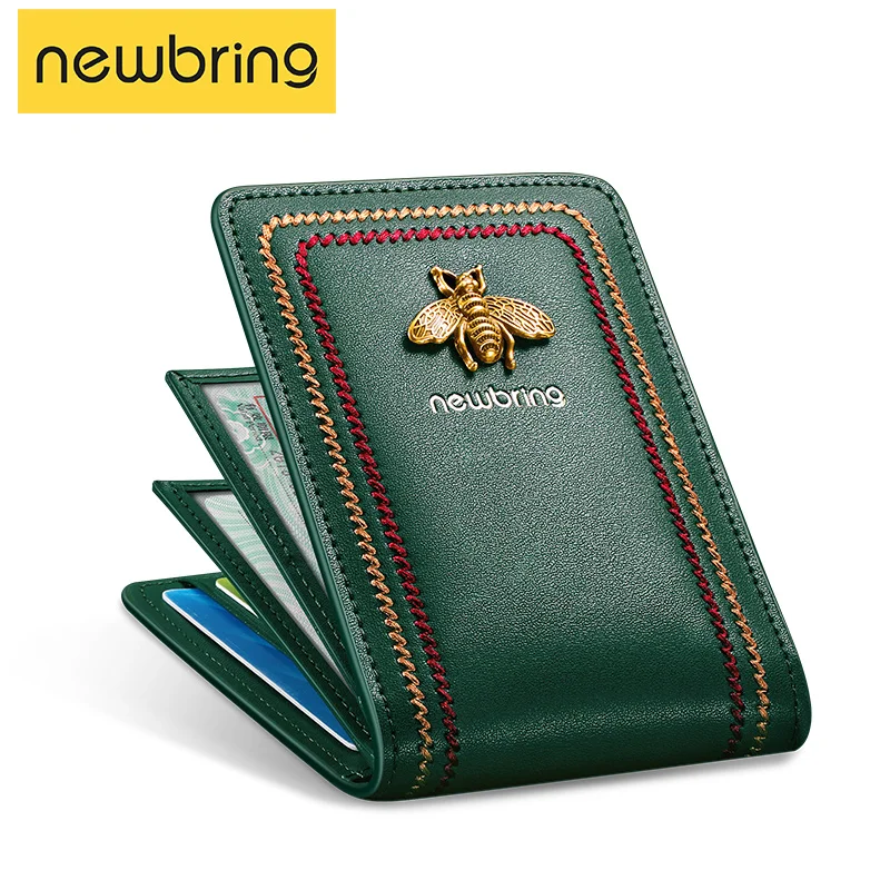 Wallet Card Holder Card Holder Card Wallet ID Card Case ID Card Holder Document Card Wallet Wallet Card Bag Bring Driver's License Holder Genuine Leather Cover for Car Driving License ID Card Holder Folder Wallet for Men Women Purse