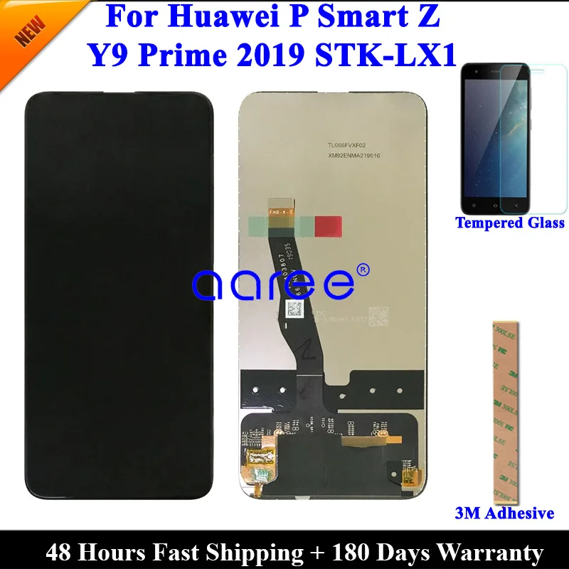 Протестированный Оригинальный ЖК дисплей для Huawei P Smart Z Y9 Prime 2019 экран с сенсорным