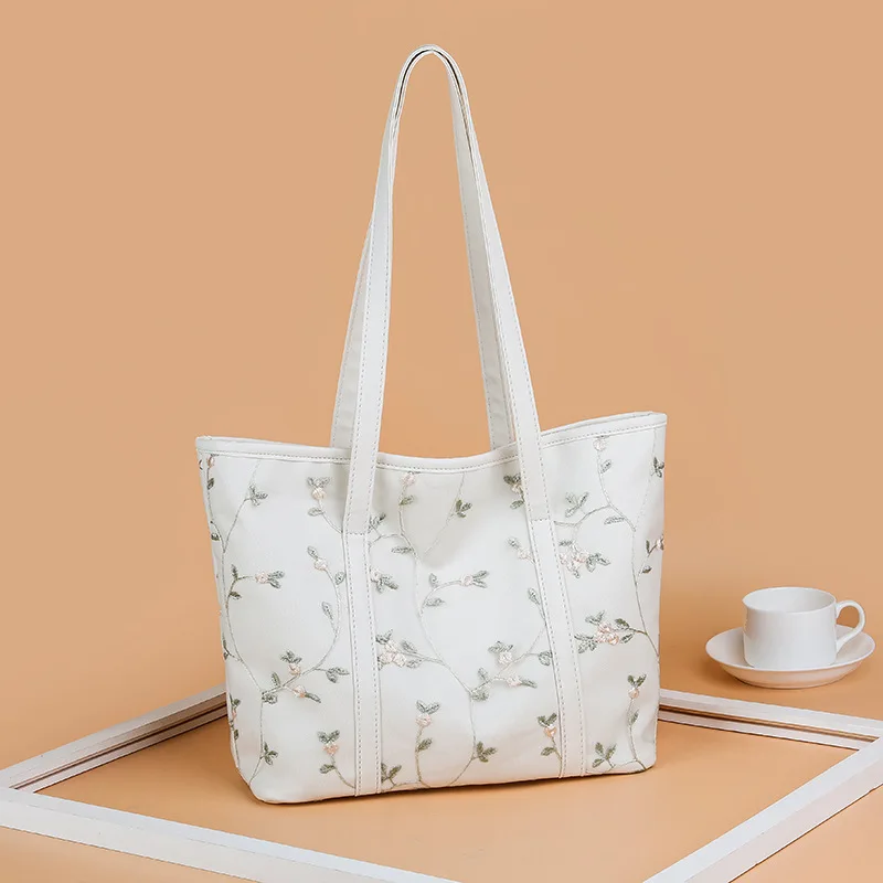 AYGCI Bolsos Mujer Grandes Bolso De Hombro De Pana Lavable Reutilizable