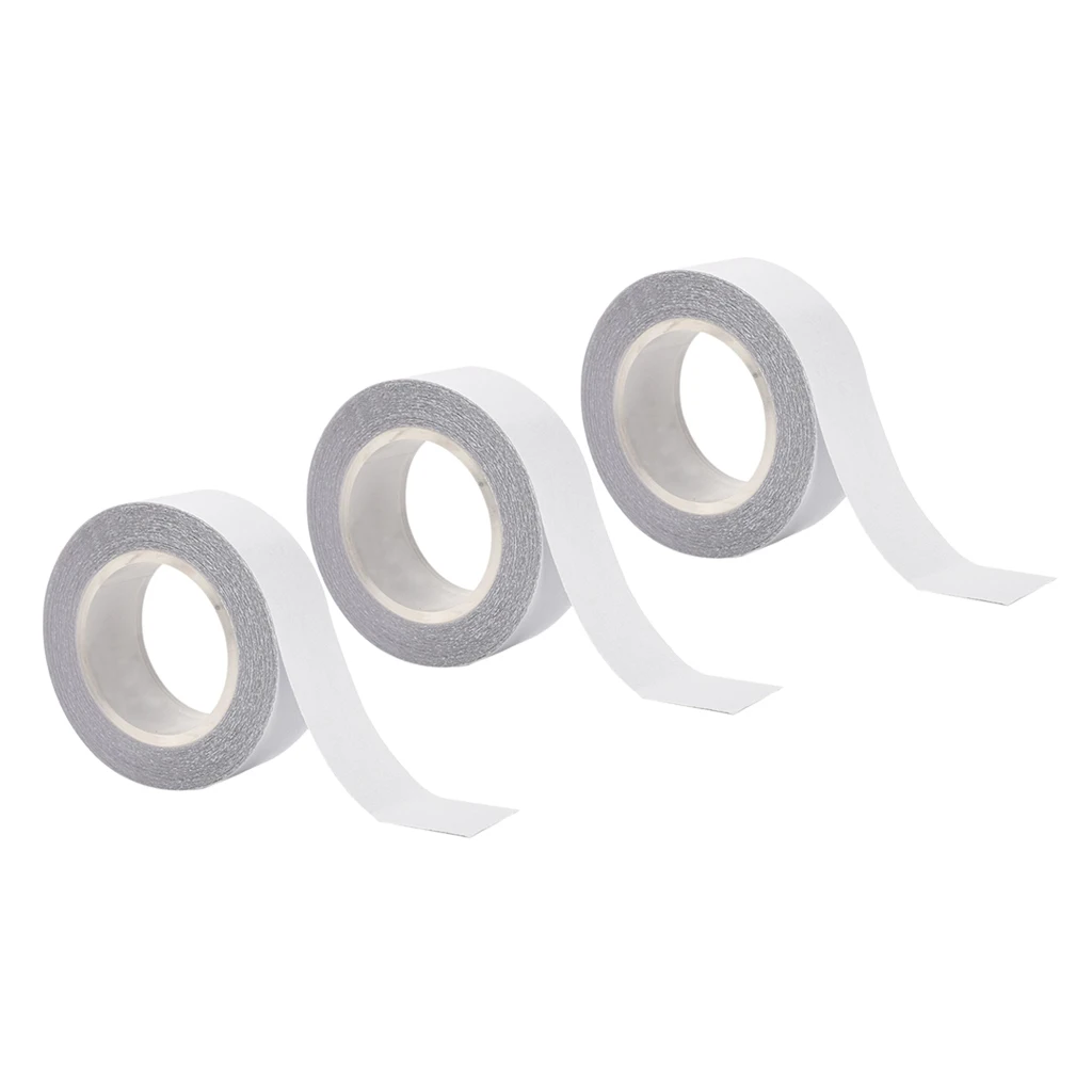 3x Womens Body Tape Clear Fabric Double Sided Clothing Tape for Apparel Clothes Dress Bra Sewing Accessories Hair Extension Tape